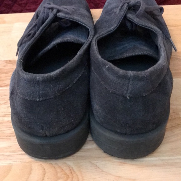 Men’s Calvin Klein Gray Suede Casual Dress Shoes Sz 10.5 US - Moderately Used - Picture 3 of 12